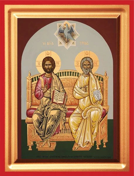 Εικόνα Μεταξοτυπία - Αγία Τριάδα