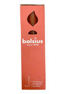 Κοντολάμπαδο - Κερί Κηροπηγίου Roustik 270/23mm Bolsius - Earthy Orange (Κιβώτιο 9τμχ)