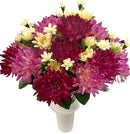 Βάζα για Μνήμα Χρυσάνθεμα  36 Κλαδιά (THIM36047-36) - Μωβ