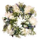 Στεφάνι Χρυσάνθεμο 43cm (THIM36037) - Λευκό