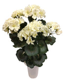 Βάζα για Μνήμα Γεράνι 7 Κλαδιά (THIM25137-7) - Λευκό