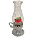 Καντήλι Μεταλλικό Vintage Με Φυτικό Κερί - Ασημί