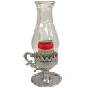 Καντήλι Μεταλλικό Vintage Με Φυτικό Κερί - Ασημί