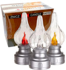 Αδιάβροχη Ηλεκτρική Λάμπα Subito Kadyks - Ασημί Κιβώτιο 6Τμχ