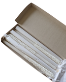 Πασχαλινή Λαμπάδα Σταγόνα 38cm  - Λευκό Συσκευασία 6Τμχ