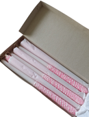 Πασχαλινή Λαμπάδα Σταγόνα 38cm  - Ροζ Συσκευασία 6Τμχ