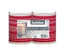Ρεσώ Bolsius Sparkle Light Διάφανο 2x20 Ωρών - Κόκκινο (Κιβώτιο 8τμχ)