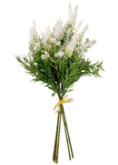 Ματσάκι Βερονίκη με Γυψόφυλλο 36cm (THIM10204) - Λευκό