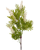 Μιμόζα Ανθισμένη Φυλλωσιά 90cm (THIM10257) - Λευκό