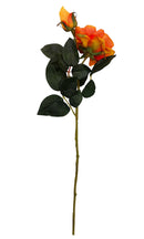 Τριαντάφυλλο & Μπουμπούκι Premium 48cm (THIM30128) - Πορτοκαλί