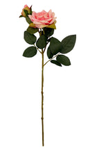 Τριαντάφυλλο & Μπουμπούκι Premium 48cm (THIM30128) - Ροζ