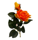 Τριαντάφυλλο & Μπουμπούκι Premium 48cm (THIM30128) - Πορτοκαλί