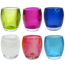 Κηροπήγιο Γυάλινο Bolsius Tealight Oval 87/71mm Κιβώτιο 6τμχ