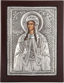 Εικόνα Μεταλλική με Επικάλυψη από Ασήμι - Αγία Φωτεινή