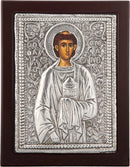 Εικόνα Μεταλλική με Επικάλυψη από Ασήμι - Άγιος Στέφανος