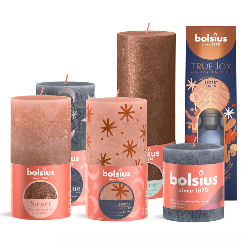 Σετ Δώρου Bolsius με Diffuser και Ρουστίκ Κεριά - Secret Forest