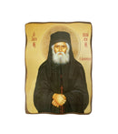 Ξύλινη Εικόνα Άγιος Παϊσιος με Διάσταση 7x10cm