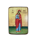 Ξύλινη Εικόνα Αγία Μαρία με Διάσταση 7x10cm