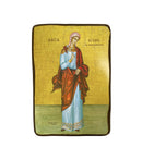 Ξύλινη Εικόνα Αγία Αγαθή με Διάσταση 7x10cm