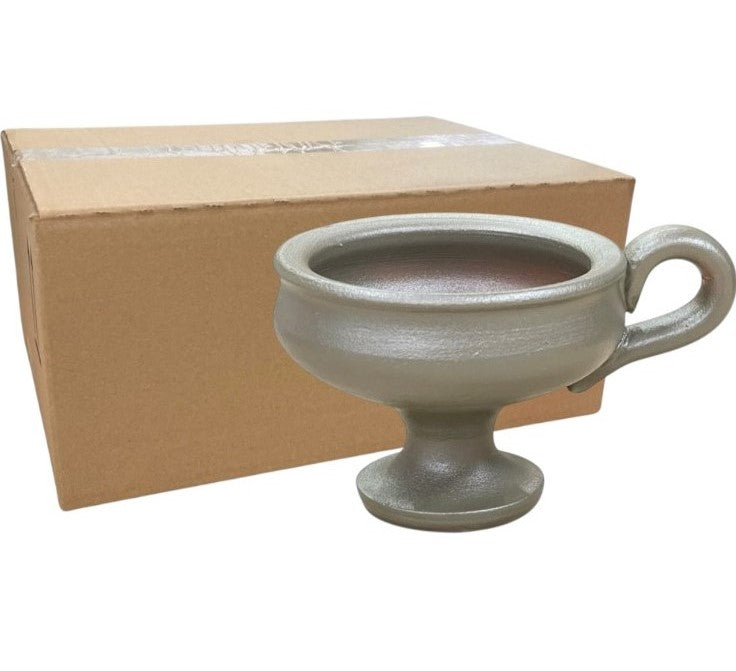 Θυμιατό Κεραμικό "Κούπα" Βαθύ - Πράσινο Κιβώτιο 36Τμχ