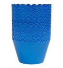 Κηροστάτης Α' Ποιότητας Πολυεστερικός Μπλε Συσκευασία 50Τμχ