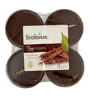 Αρωματικό Ρεσώ 8ωρών Clear Cup Bolsius True Scents 8άδα - Σανδαλόξυλο Κιβώτιο 6τμχ