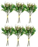 Μπουκέτο Σύνθεση Ευκάλυπτος με Ερύγκνιουμ 35cm THIM30120 Κιβώτιο 6τμχ