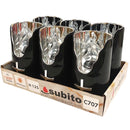 Ηλεκτρικό Κερί Subito C707 Μαύρο με Ασημί Πλάτη Συσκευασία 6τμχ