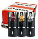 Ηλεκτρικό Κερί SUBITO C708 Μαύρο με Ασημί Πλάτη Συσκευασία 12τμχ