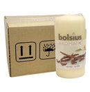 Αρωματικό Κερί Κορμός Bolsius Aromatic 120/60mm - Βανίλια Κιβώτιο 6Τμχ
