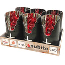 Ηλεκτρικό Κερί Subito C707 Μαύρο με Ασημί Πλάτη Συσκευασία 6τμχ