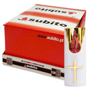 Ηλεκτρικό Κερί SUBITO C708 Λευκό με Χρυσή Πλάτη - Συσκευασία 12τμχ