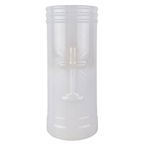 Ηλεκτρικό Κερί Led CORTINA 135/58cm Ιδανικό για Γυάλινα Καντήλια - Λευκό με Θερμό Φωτισμό