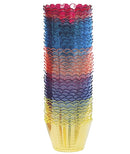 Πλαστικός Κηροστάτης Mix Χρωμάτων Συσκευασία 100Τμχ