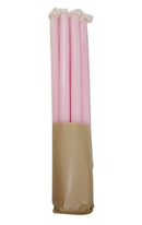 Λαμπάδα από Κερί Παραφίνης 40cm - Ροζ Συσκευασία 10τμχ