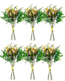 Μπουκέτο Σύνθεση Ευκάλυπτος με Ερύγκνιουμ 35cm THIM30120 Κιβώτιο 6τμχ