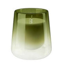 Κηροπήγιο Γυάλινο Bolsius CleanLight για Κερί Αρωματικό 91/83mm - Γαρδένια & Σύκο Κιβώτιο 4Τμχ
