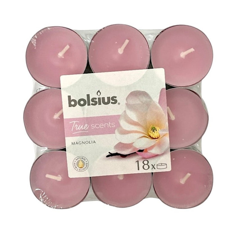 Αρωματικό Ρεσώ 4 Ωρών Bolsius True Scents 18άδα - Μανόλια