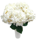 Βάζα για Μνήμα Ορτανσίας 5 Κλαδία (ΤΗΙΜ45007-5) - Λευκό