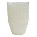 Κηροστάτης Α' Ποιότητας Πολυεστερικός Λευκό Συσκευασία 50Τμχ