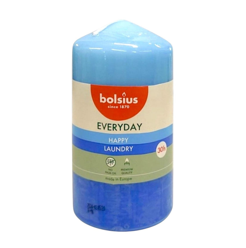 Αρωματικό Κερί Κορμός Bolsius Everyday Two-Tone 110/55mm - Happy Laundry