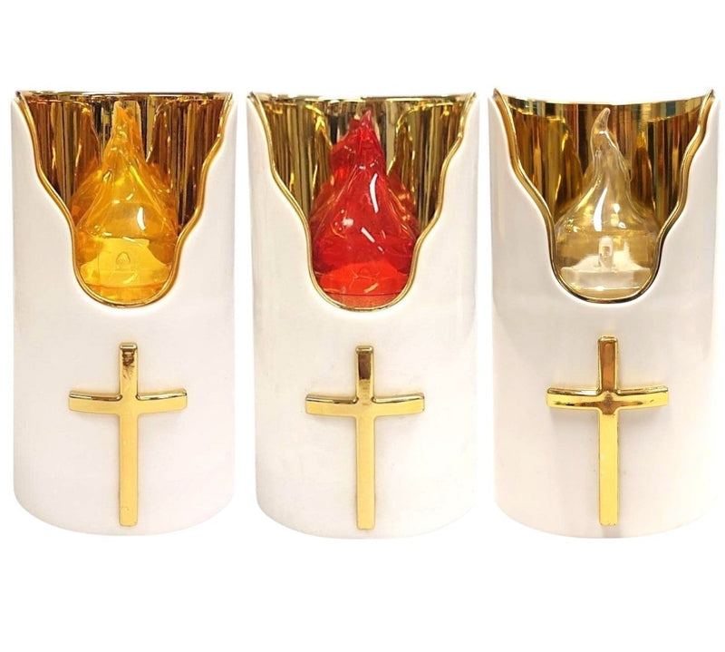 Ηλεκτρικό Κερί SUBITO C707 - Λευκό Χρυσό