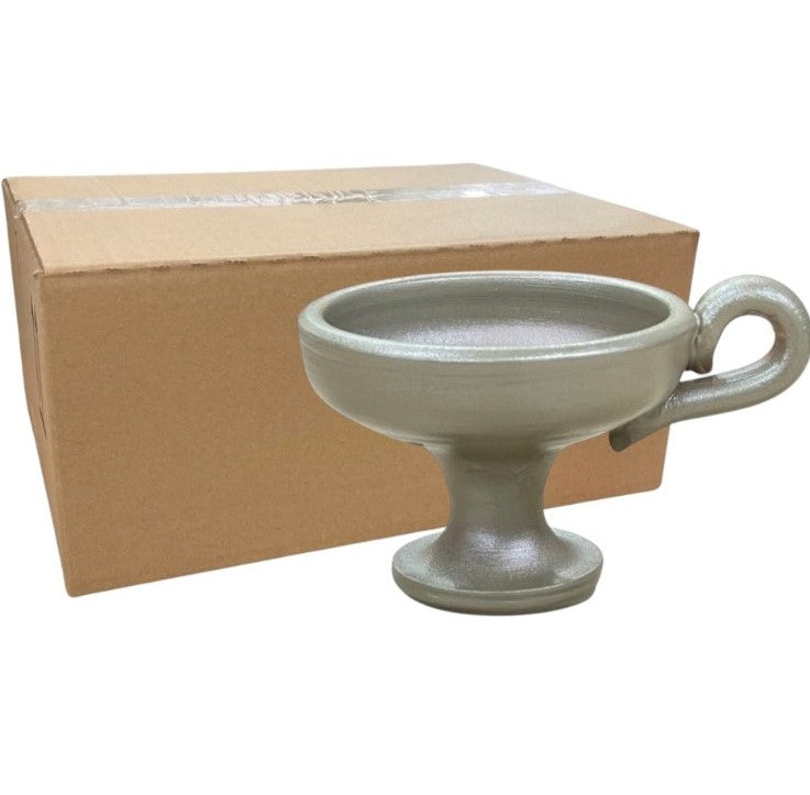 Θυμιατό Κεραμικό "Κούπα" - Πράσινο Κιβώτιο 36Τμχ