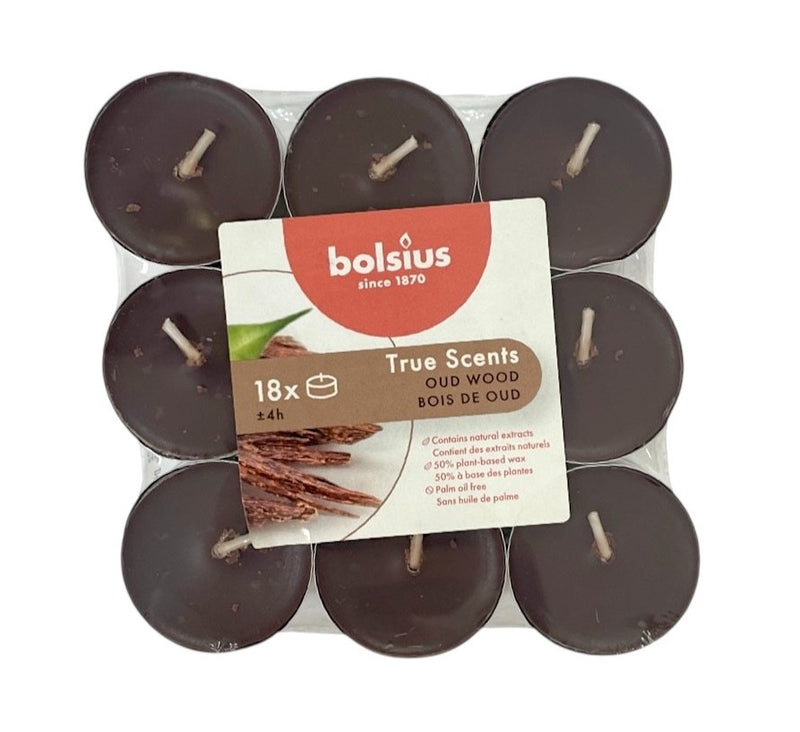 Αρωματικό Ρεσώ 4 Ωρών Bolsius True Scents 18άδα - Σανταλόξυλο