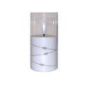 Ηλεκτρικό Κερί SUBITO GC711 με Αλυσίδα LED 100/55mm - Λευκό (THIM357)