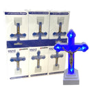Ηλεκτρικό Κερί SUBITO Σταυρός LED Μπλε Συσκευασία 6Τμχ