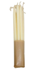 Λαμπάδα από Κερί Παραφίνης 40cm - Εκρού Συσκευασία 10τμχ