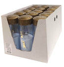 Ηλεκτρικό Πλαστικό Κερί "Το Βυζαντινό Εξωκκλήσι" με Διακόπτη (Α' Ποιότητας) - Διάφανο Κιβώτιο 15Τμχ