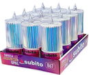 Ηλεκτρικό Κερί SUBITO C510 OPAL LED 146/58mm Ιριδίζον (THIM867) Συσκευασία 12τμχ