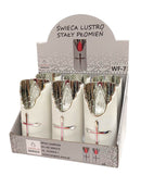 Ηλεκτρικό Κερί Cortina WF7 Silver Λευκό με Λευκή Φλόγα Συσκευασία 6τμχ